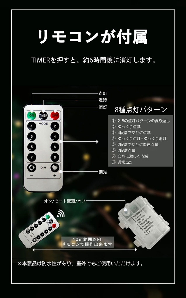 イルミネーション100球