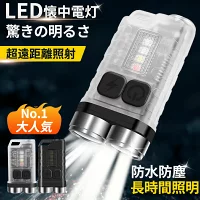 懐中電灯 led 1本 (ブラック)